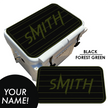Custom: Cooler Pad Top - Teak Pattern with Name